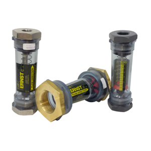 Variable Area Piston Flow Meter with Visual Indication